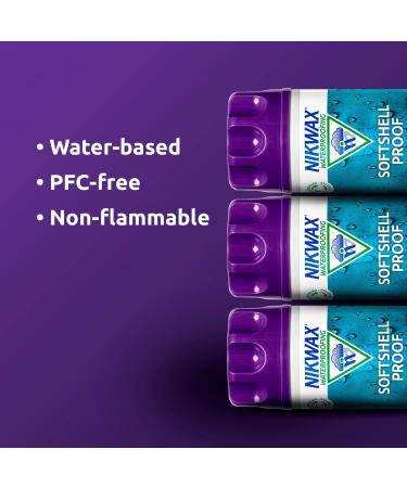Nikwax Softshell Proof - Ultimate Softshell Wash & Impregnation - One Size | International Shipping Available - Buy Online on GoSupps.com