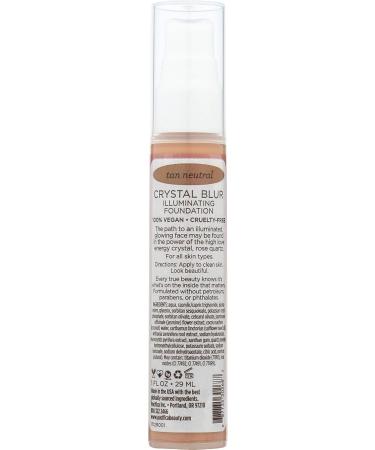 PACIFICA Tan Neutral Crystal Blur Illuminating Foundation - 1 FZ | Vegan & Cruelty-Free - Buy Online on GoSupps.com