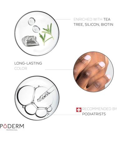 PODERM - FUNGAL NAIL INFECTIONS - Nail varnish TEA TREE - Prevention & Treatment of Nails Yellowed/Damaged by FUNGAL INFECTIONS - TREATS & COLOURS - foot/hand treatment - Swiss Made Lilac - Buy Online on GoSupps.com