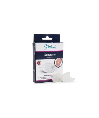 Toe spreader for bale toe from Foot Morning 1 pair of soft gel toe separators for overlapping toes pain relief in Hallux Valgus Bale Zeh correction small