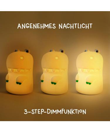 Megalight LED Nachlicht f r Kinder | Dimmbares Touch-Nachtlicht & Spielzeug | RGB Farbwechsel | USB-Nachtlampe mit Soundeffekt | Diggy Dino - Buy Online on GoSupps.com