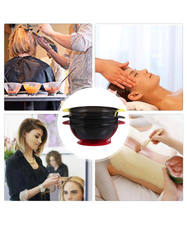 Lurrose 3Pcs Silicone Hair Color Mixing Bowls - Essential Hair Dye Tools for Salon & Home Use - International Shipping Available - Buy Online on GoSupps.com