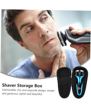 Lurrose Portable Razor Travel Bag - PU Leather Storage Box & Clipper Case for Men | Hard Case Shaving & Shaver Organizer - International Shipping Available - Buy Online on GoSupps.com
