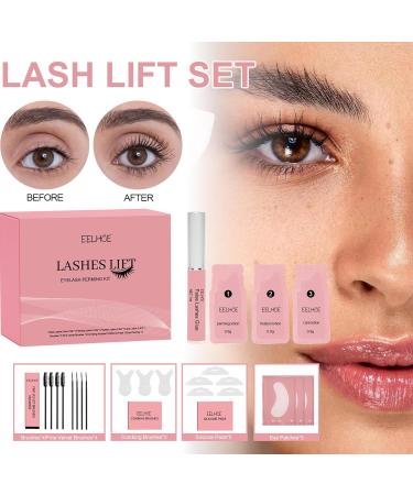 Eyelash Lift Kit Curl Eyelash Lamination Kit Beginners DIY Lash Lift Set Gentle For Lash Semi-Permanent Curling Thick No Smudge Lash Lift Lamination Eyelashes Friendly Easy To Use - Buy Online on GoSupps.com