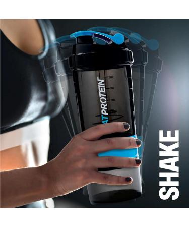 EatProtein 500ml Protein Shaker Bottle - 2 Detachable Powder Containers - Buy Online on GoSupps.com
