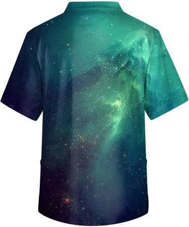 Buy Kasacks Men Care V-neck Pattern Print Short Sleeve Shirt | Lightweight & Comfortable 3XL Green Kasak Hirt - Perfect for Summer Leisure - Buy Online on GoSupps.com