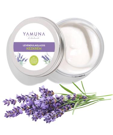 YAMUNA NATURAL BEAUTY Yamuna Lavender Hand Cream - Natural Cosmetics from Hungary - Helps with overworked hands - 100% natural