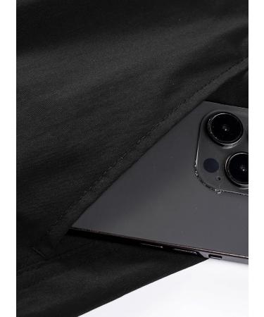 Elegancity Men's Cargo Trousers - Casual Jogger Work Pants with Drawstring, Regular Fit, Pockets | Size 38-46, 36 A-Black - Buy Online on GoSupps.com