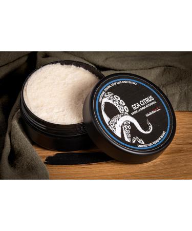 THE GOODFELLAS SMILE Seacitrus Traditional Shaving Soap 100g - Authentic Italian Shaving Soap for a Luxurious Shave - Buy Online on GoSupps.com