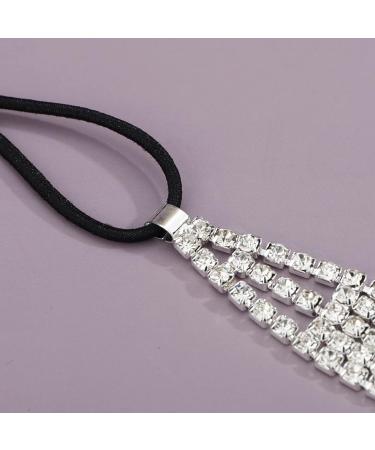 YERTTER Brides Silver Rhinestone Tassel Head Chain - Boho Hair Accessories for Women - Buy Online on GoSupps.com