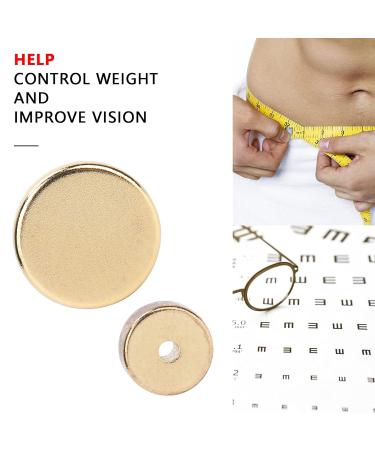 Magnetic Weight Loss Earrings - Therapy & Acupuncture Point Stimulation - Golden Unsawaous Couple - Buy Online on GoSupps.com