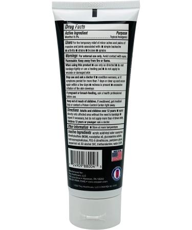 Stopain Pain Relief Gel 4oz - USA Made, Max Strength with MSM, Glucosamine, Menthol - Arthritis, Lower Back, Sciatica, Knee, Neck Relief - HSA FSA Approved Topical Analgesic - 4 Fluid Ounce - Buy Online on GoSupps.com