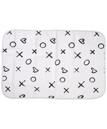 Kushies Deluxe Change Pad Flannel, XO Black & White (P210-639)