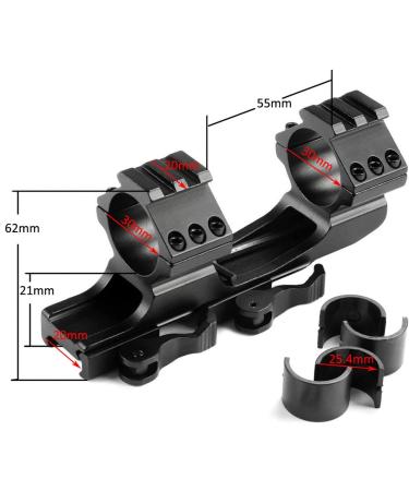 MIZUGIWA 1 / 30mm Quick Release Cantilever Weaver Scope Mount - Buy Online on GoSupps.com