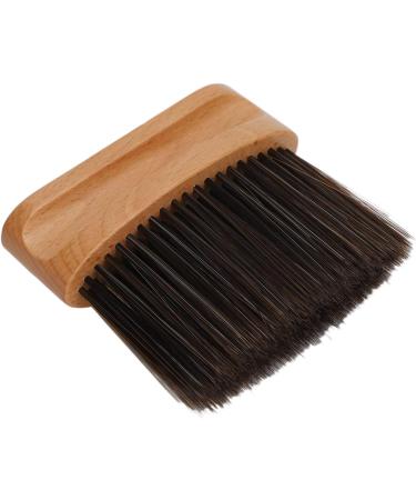 Professional Barber Neck Duster Brush Soft Nylon Hair Wodden Handle Hair Sweeping Brush Comfortable Grip Barber Accessories Suitable for Barbers Hair Stylist - Buy Online on GoSupps.com
