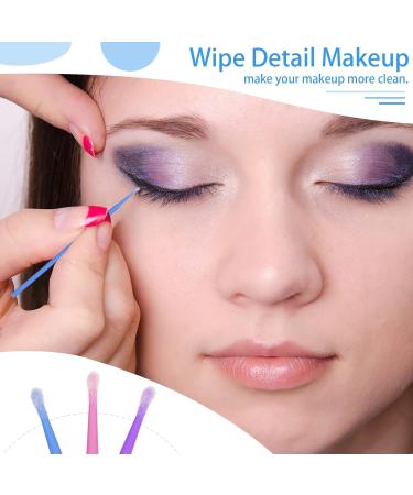 Microbrush Vactop 300 PCS - Disposable Micro Applicator Brushes for Eyelash Extensions & Makeup - Purple Blue Pink - Buy Online on GoSupps.com