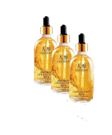 Chitaaksh Gold Ginseng Face Serum Polypeptide Anti-Wrinkle Brightening & Moisturizing Niacinamide Facial Serums for Skin Care Youthful Glow & Repair Pack of 3