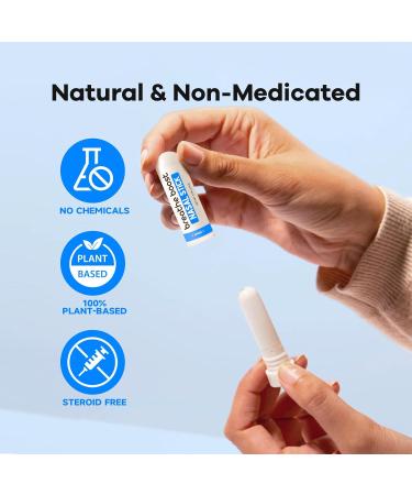Breathe Boost Nasal Stick (4 Pack) Portable Inhaler for Instant Sinus & Allergy Relief Nasal Stick Set with Mint Tropical Wintermint & Lavender 4 Scented - Buy Online on GoSupps.com