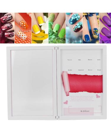Nail Polish Display Book Magnet Closure 25 30 Colors Nail Color Display Book 29.8x20x2.4cm for Nail Salons Nail Shops for Nail Art Works Display - Buy Online on GoSupps.com