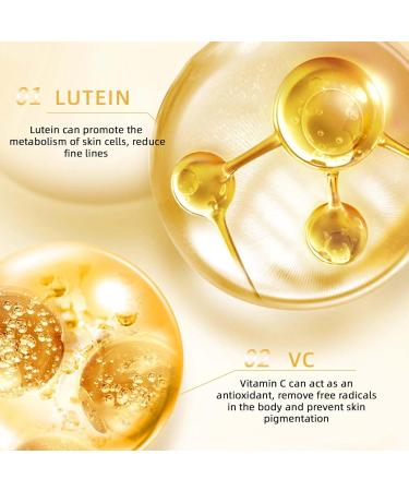 Huile essentielle pour les yeux la lut ine s rum pour les yeux la lut ine et la vitamine C pour les cernes et les poches sous les yeux cr me anti- ge et anti-rides pour (2pcs) - Buy Online on GoSupps.com