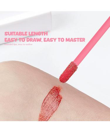 Paitok Disposable Lip Brush - 200 Pack Lip Applicators for Lipstick Gloss & Concealer - Pink Makeup Tools for Effortless Application - Buy Online on GoSupps.com