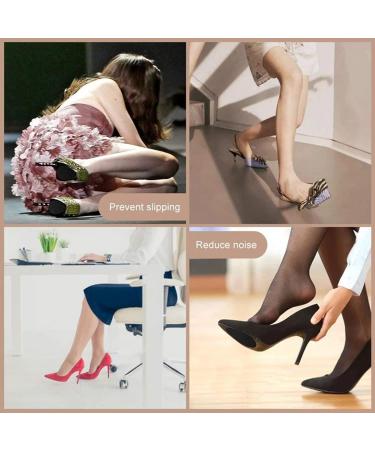12Pcs Non-Slip Rubber Shoe Pads for High Heels - Self-Adhesive Shoe Grips Stickers - Sole Protector for Men & Women (Black) - Buy Online on GoSupps.com