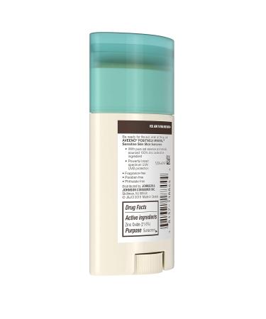 Aveeno Positively Mineral SPF 50 Sunscreen Stick 1.5 oz, Pack of 3 - Fragrance-Free, Water-Resistant Zinc Oxide Sunscreen Stick for Sensitive Skin - Buy Online on GoSupps.com