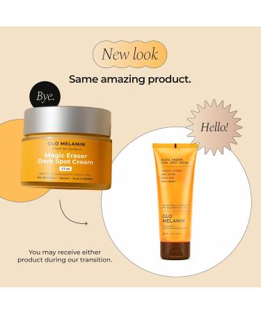 Glo Melanin Magic Eraser Dark Spot Cream for Face, Body & Sensitive Areas - inner thighs remover Made in USA - Faded Cream for Black Spots 1.7 Oz - Buy Online on GoSupps.com