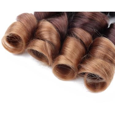 LMZIM 22 French Curl Bouncy Braiding Hair 9 Pack | Pre-Stretched Synthetic Extensions | Wavy Ends | 1b/33/30 - Buy Online on GoSupps.com