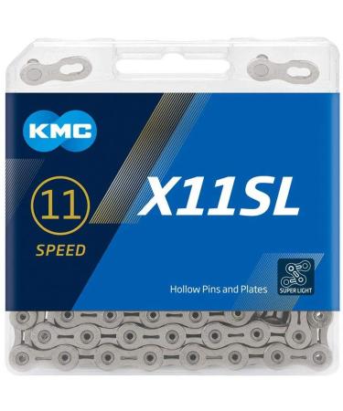 KMC Unisex's X11SL Chain 116links Gold Silver (New Blue Packaging) (Sliver X11 SL) Sliver X11 SL