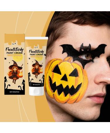  Dubbulon Face and Body Paint - Total Body Cream Paint | Long-Lasting Makeup for Men and Adults | Christmas Zombie Skeleton Vampire - Buy Online on GoSupps.com