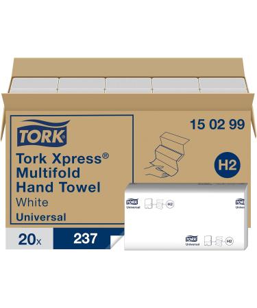 Buy Tork XPress Soft Multifold Paper Towels Bundle - 100289 & 150299 | 21x150 & 20x237 Towels | Universal Folding Dispenser | International Shipping - Buy Online on GoSupps.com