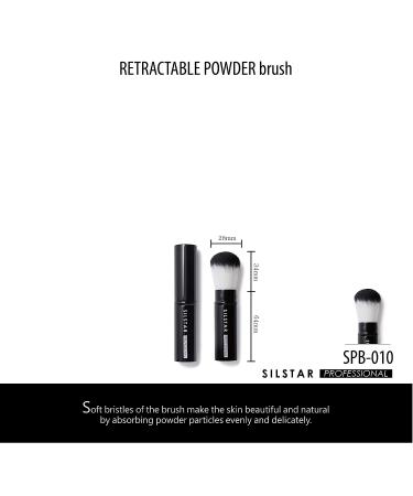 Silstar Professional Retractable Face Powder Brush | SPB010 | Made in Korea - Buy Online on GoSupps.com