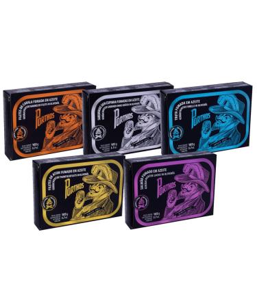 Porthos Portuguese Sardines Salmon Mackerel Fillets Trout Tuna Gourmet - WOOD SMOKED