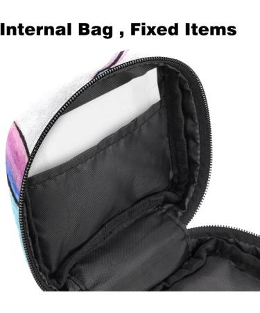 Menstruation Pad Bag with Zipper | Cute Unicorn & Rose Designs | Women s Napkin & Tampon Collecting Bags - Buy Online on GoSupps.com