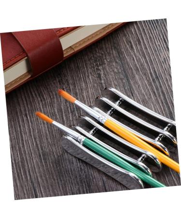 FRCOLOR nail brush holder Manicure tool accessories painting Brush Rest holder acrylic display risers nail display stand nail tools mini tools nail brush tool stand pen Accessories 7.8*5.2*1cm As Shown - Buy Online on GoSupps.com