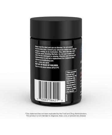 MitoQ NAD+ Dual Action Supplement | Niacin (Niacinamide) Nicotinamide Riboside (NR) Resveratrol & PQQ | Supports Cellular Energy | 60 Capsules - Buy Online on GoSupps.com