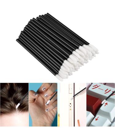 Tbestmax 200 Disposable Lip Brushes - Lipstick Applicator & Gloss Wands - Black (200 Pcs) - Buy Online on GoSupps.com
