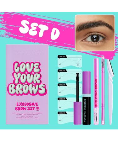 Eyebrow Pencil Kit Eyebrow Makeup Waterproof Eye Makeup Breakresistant Eyebrow Kit Makeup Includes Mascara Eyebrow Card and Eyebrow Cream for Eyebrows - Buy Online on GoSupps.com