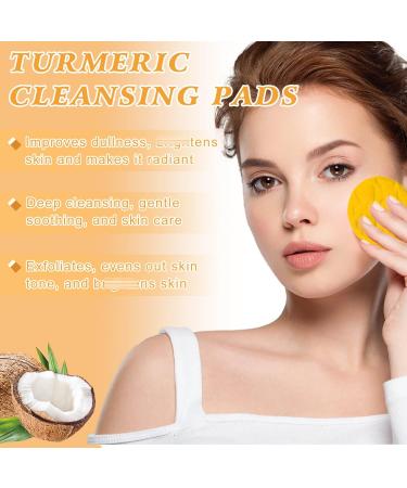 4Pcs Turmeric Wash and Care Three Piece Set Tuemeric Facial Cleanser & Turmeric Soap Bar & Turmeric Face Scrub Pads Face & Body Cleanser Turmeric Cleansing Skincare Set Deep Cleansing - Buy Online on GoSupps.com