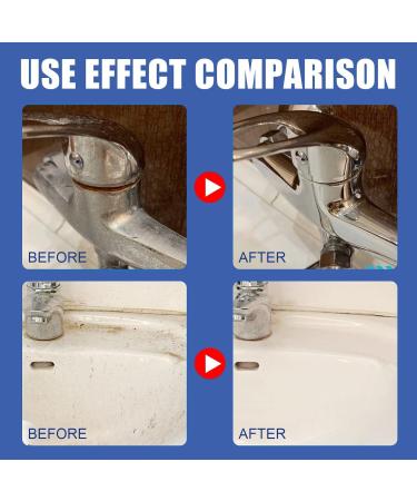 Bathroom Descaler Spray All Purpose Rinse Cleaning Foam for Bathroom Stubborn Stains Cleaner for Bathroom Toilet Bath Shower Glass Cleaner Clean and Worry-Free 2pcs - Buy Online on GoSupps.com