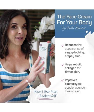 Crepe Firming Advanced Cream - Hyaluronic Acid Skin Care for Body Face & Neck - Tightening & Lifting Collagen Repair 7.5 oz - Buy Online on GoSupps.com