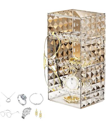 Novent Cosmetic Organizer - Eyeshadow Palette Makeup Storage Display Cube | Wear-Resistant Makeup Storage Display Cube for Bedroom  - Buy Online on GoSupps.com