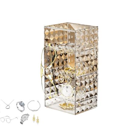 Joberio Makeup | Eyeshadow Palette Storage Box - Portable Clear Cosmetic Box, Concealer Lipstick Cases