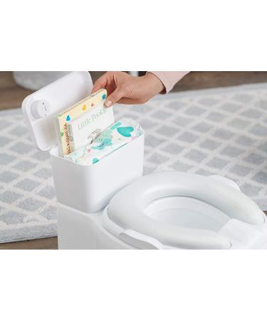Regalo 2-in-1 Potty Training Kit with Flushing Sound | Grow with Me Design | On-the-Go Portability | Removable Transition Seat | Soft Foam Seat | White - Buy Online on GoSupps.com