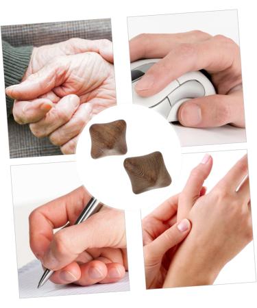 Minkissy 4-Piece Wooden Health Massage Ball Set - Acupressure & Hand Workout Tool - International Shipping Available - Buy Online on GoSupps.com