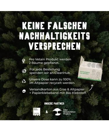 Vetain Vegan Protein Vanilla | Organic Allergen-Free Protein Powder | 600g - Delicious & Naturally Tolerated - Buy Online on GoSupps.com