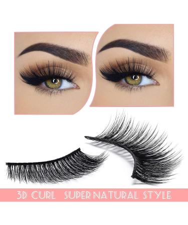 MLEN DIARY C-Sunny-5pairs Flutter Habit 3D Curl Faux Mink Lashes - 5 Pairs - Buy Online on GoSupps.com