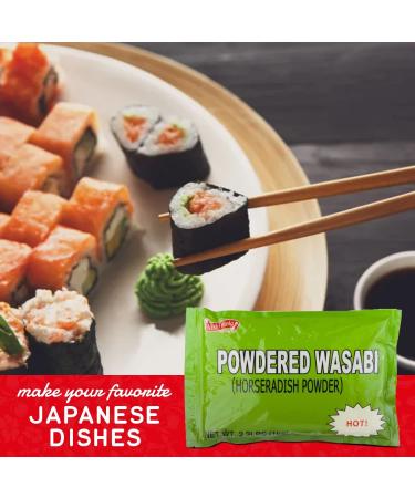 Shirakiku Japanese Wasabi Powder 2.2 lb - Kosher Certified for Authentic Asian Cuisine - Buy Online on GoSupps.com