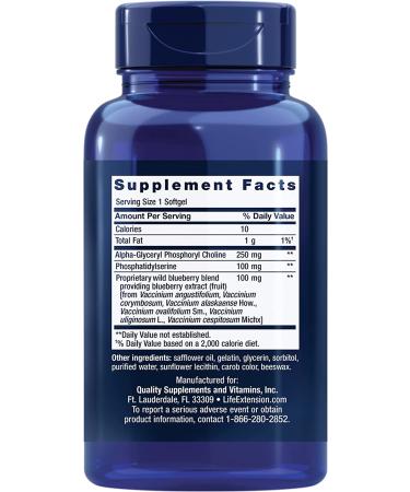 Life Extension Cognitex Basics - 30 Softgels for Enhanced Cognitive Support - Buy Online on GoSupps.com